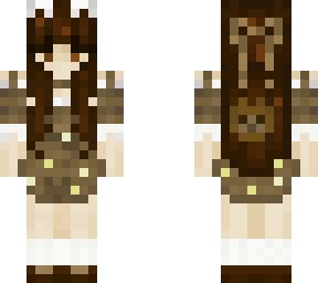 brown bear girl skin (more realistic version) :3