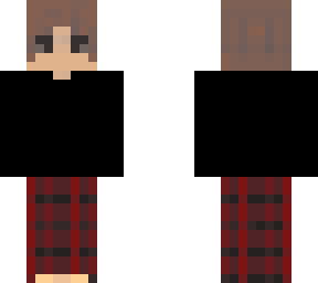 casual boy - plaid - black sweater
