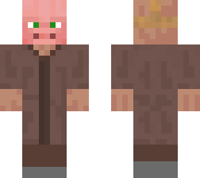 villager with pig mask