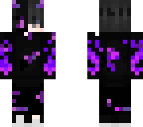 demon anime boy slim with hands