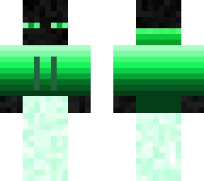 enderman with green eyes