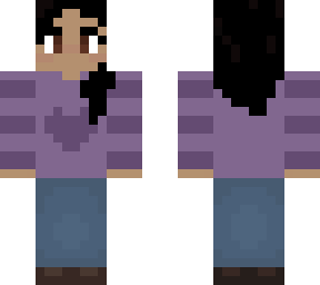 purple shirt