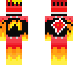 the flame and the furious ( white skull glow)