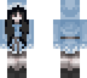 winter girl/black hair