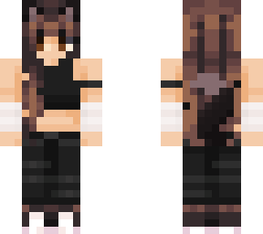 black wolf (one sided hair)