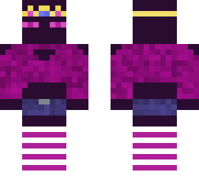 fem enderperson with crown