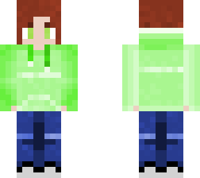 green hoodie with shoes now!