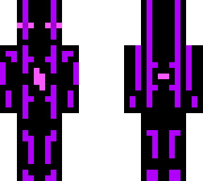 neon cyber enderman