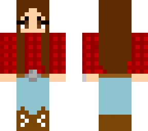 red flannel barrel racer