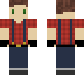 red shirt lumberjack
