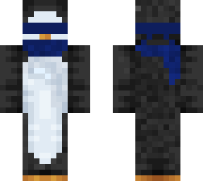 blindfolded penguin