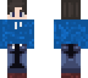 blue hoodie guy down