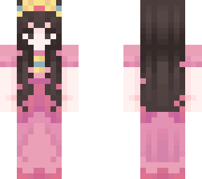 brunette peach