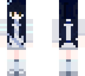 cool blue girl