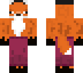 fox in pants