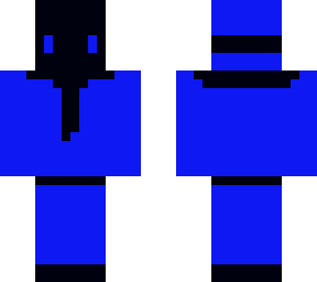 masked  blue man