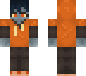 orang and blue girl