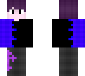 pastel boy - dynamic blue/purple - cross