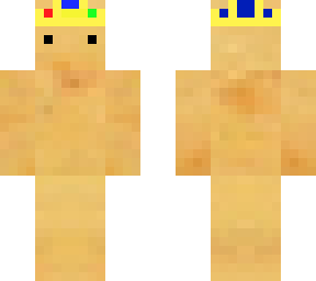 potato skin with crown