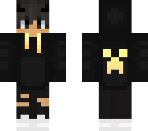 yellow orange creeper hoodie w/ effect
