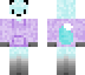 arctic fox w/purple hoodie