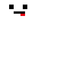 blob skin with tongue out