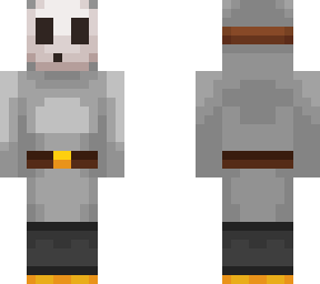 light grey shy guy