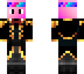 pink dude with kings robe