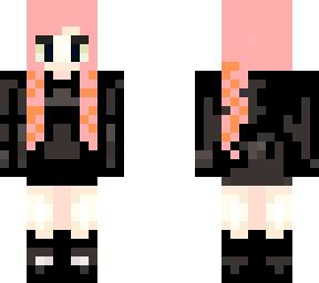 pink orange & black <3