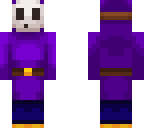 purple shy guy