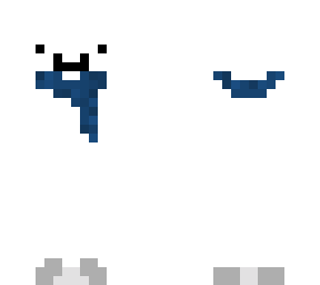 the bolb with shoes/scarf but white