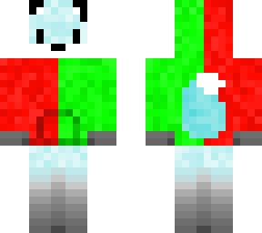 arctic fox w/christmas hoodie and hood up