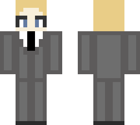 blonde girl in suit
