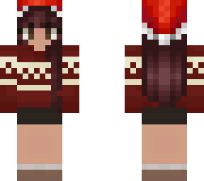 christmas red hair girl