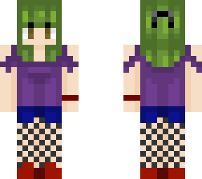 cool person green hair