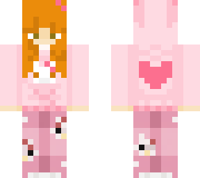 orange haired hello kitty skin!