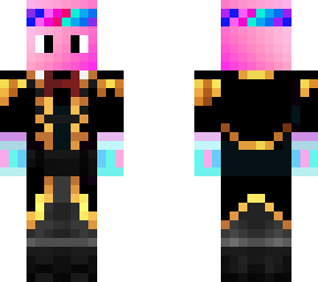 pink dude with kings robe