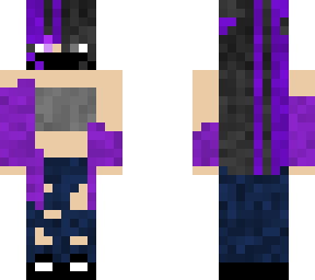 split purple hair 2
