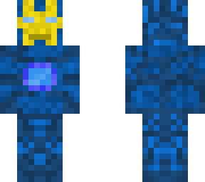 blue iron man