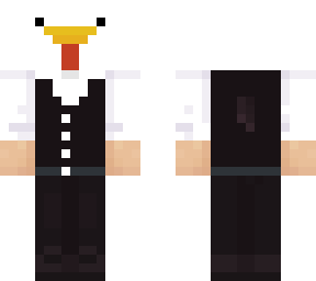 chicken man in suit