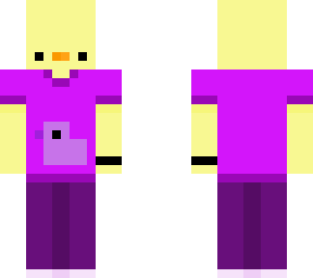 cute duck - purple
