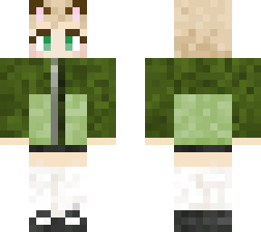 green sweater catboy with stockings