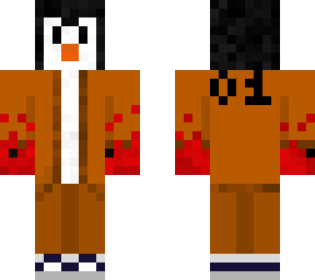 prison penguin but black