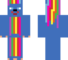 steve (rainbow dash werewolf fursuit)