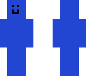 the blue man