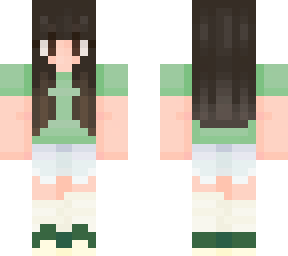 basic spring girl