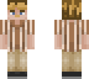 blond guy with vertical striped shirt