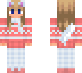 cute winter/xmas cat girl