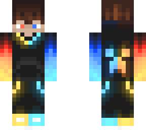 fire dude with hoodie