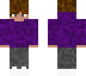 guy with purple sweater